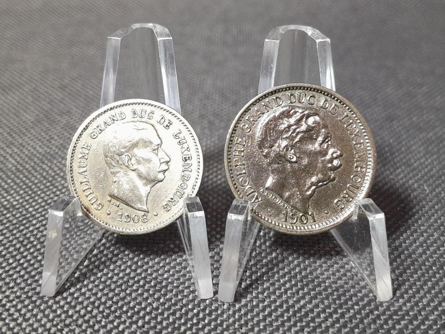 Münzen Set Luxemburg 1901 1908 5 10 Centimes Adolph Wilhelm IV. Münzen Set Luxemburg 1901 1908 5 10 Centimes Adolph Wilhelm IV.