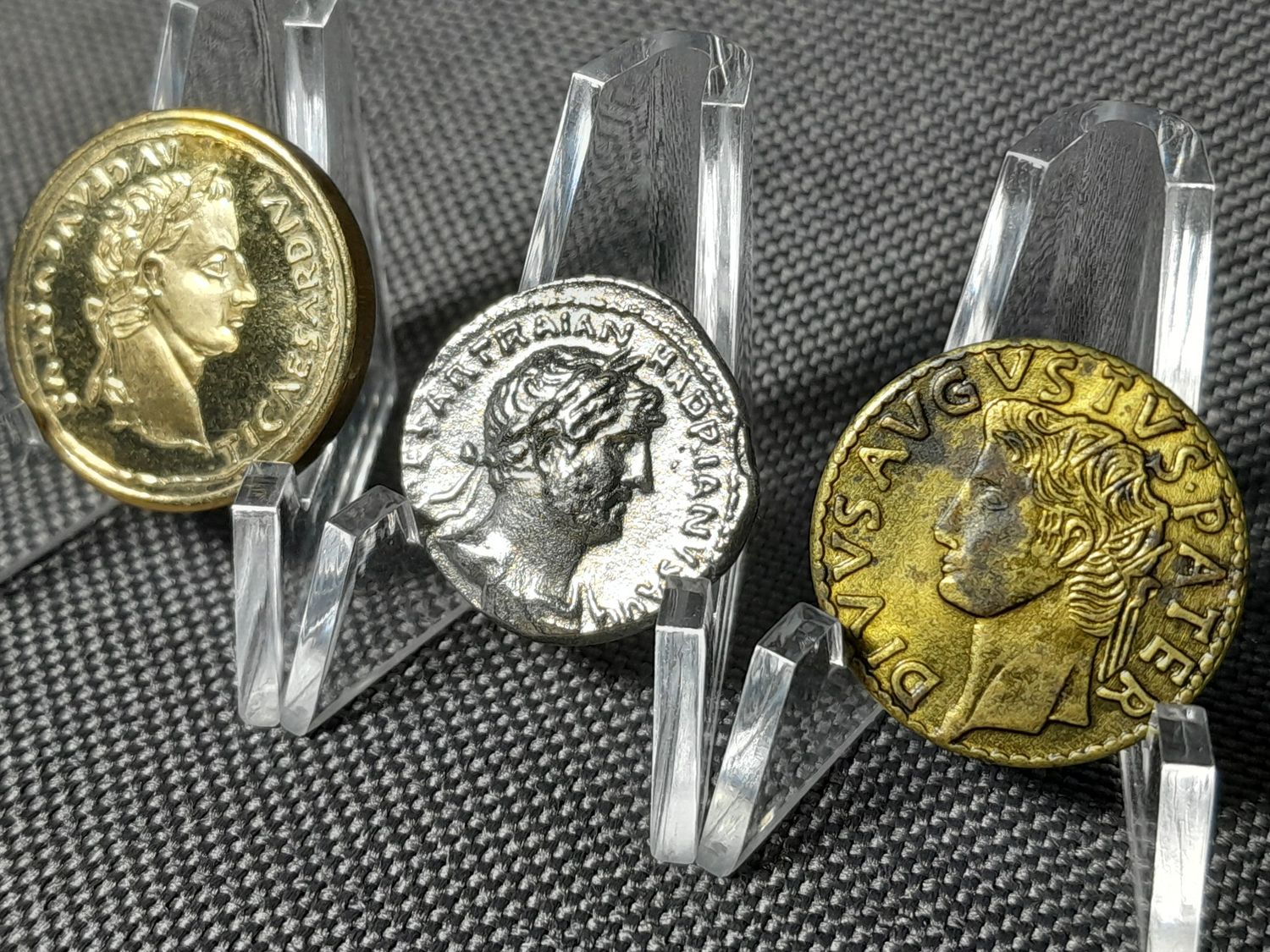 Medaillen Set Replikat Deutschland 1975 1985 Kaiser Augustus Tiberitus Hadrianus