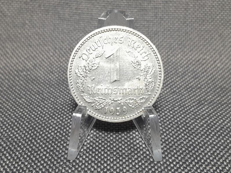 Münze Drittes Reich 1939 A 1 Reichsmark Berlin Lichtenrader Fehlprägung Erhaltung