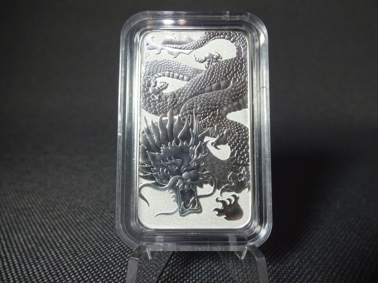 Silberbarren Australien 2022 1 Dollar Drache Rectangle Dragon Münzbarren Silbermünze 1 Oz Unze
