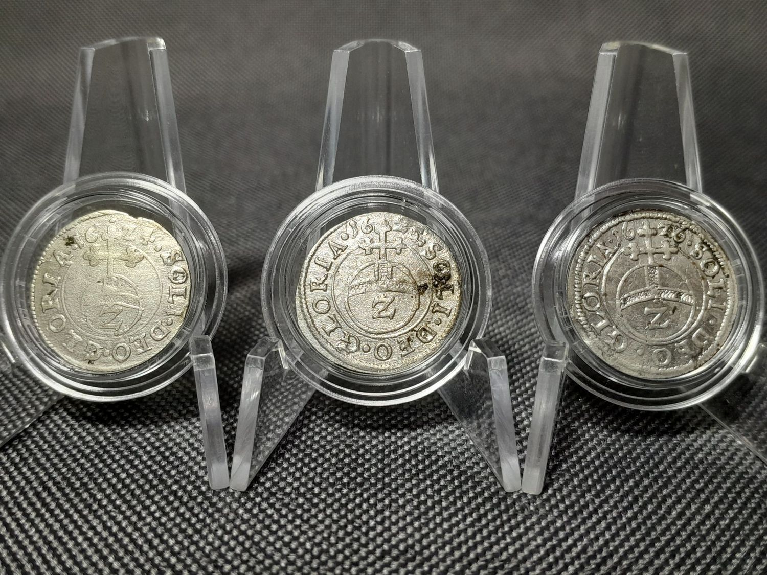 Silbermünzen Set 1624 1625 1626 2 Kreuzer 1/2 Batzen Kurfürstentum Bayern Altdeutschland