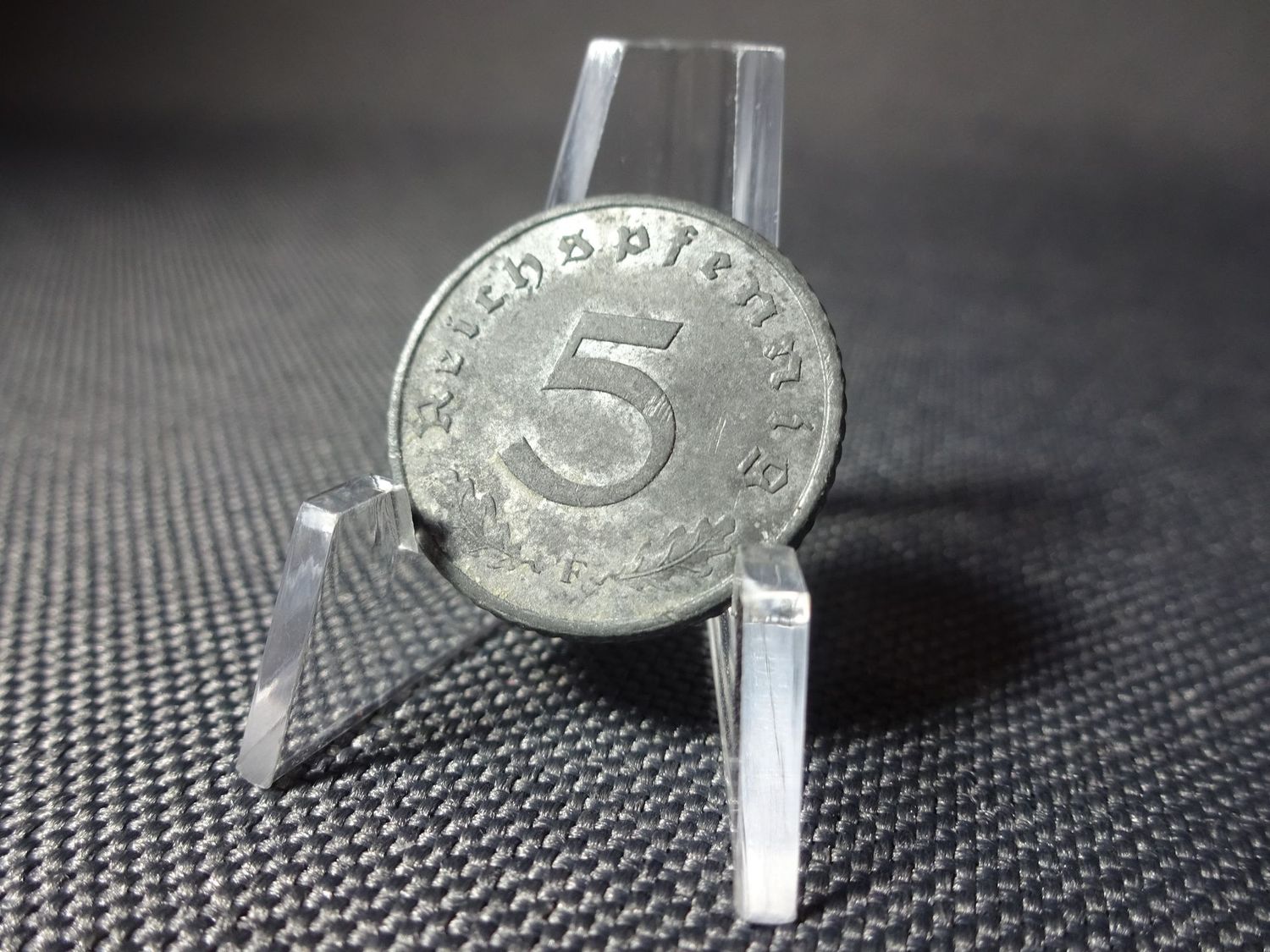 Münze Drittes Reich 1943 F 5 Reichspfennig Stuttgart Münze Drittes Reich 1943 F 5 Reichspfennig Stuttgart
