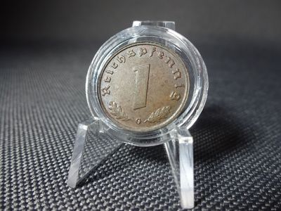 Münze Drittes Reich 1939 G 1 Reichspfennig Karlsruhe Münze Drittes Reich 1939 G 1 Reichspfennig Karlsruhe