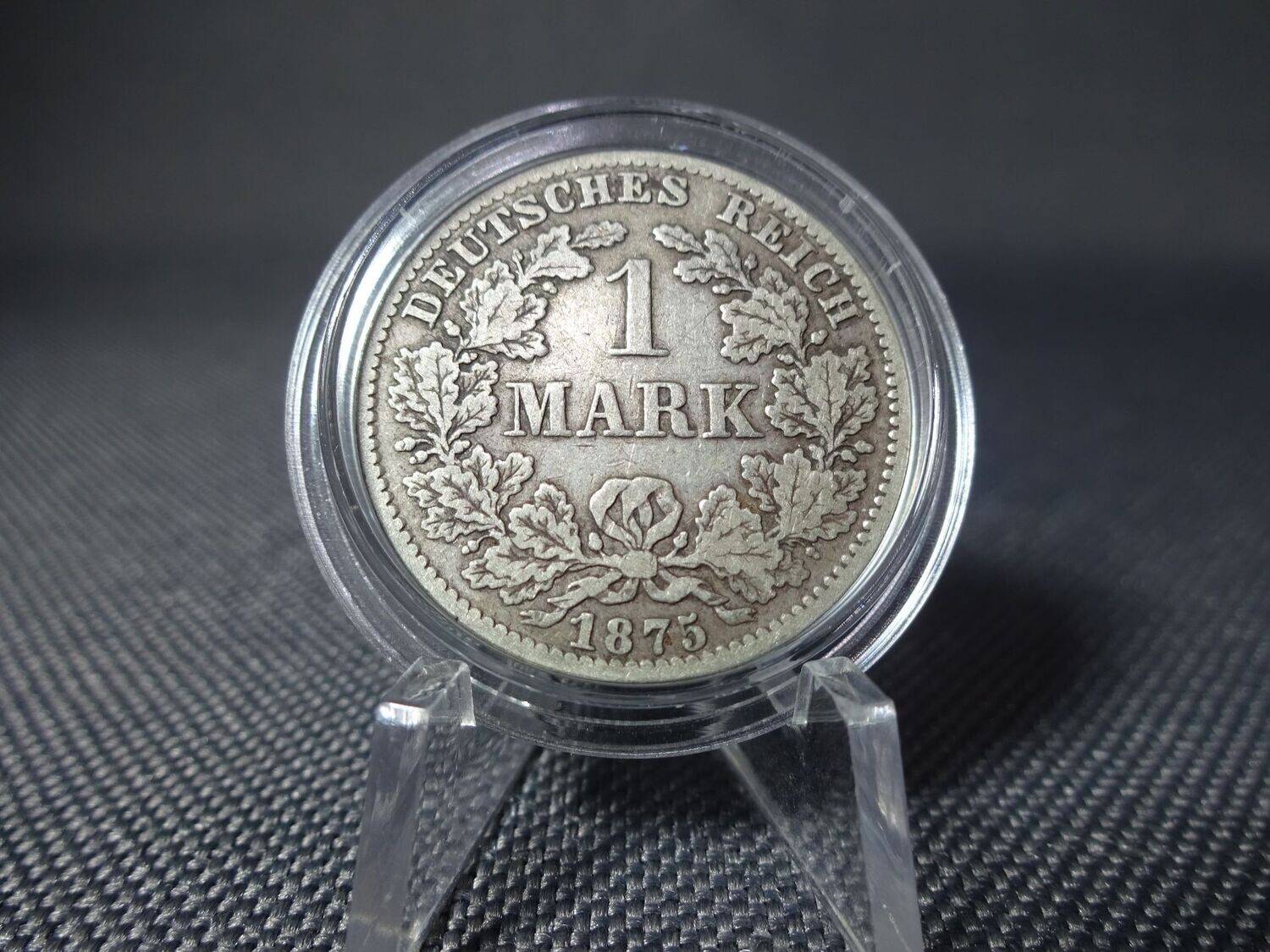 Silbermünze Deutsches Kaiserreich 1875 B 1 Mark Hannover Silbermünze Deutsches Kaiserreich 1875 B 1 Mark Hannover