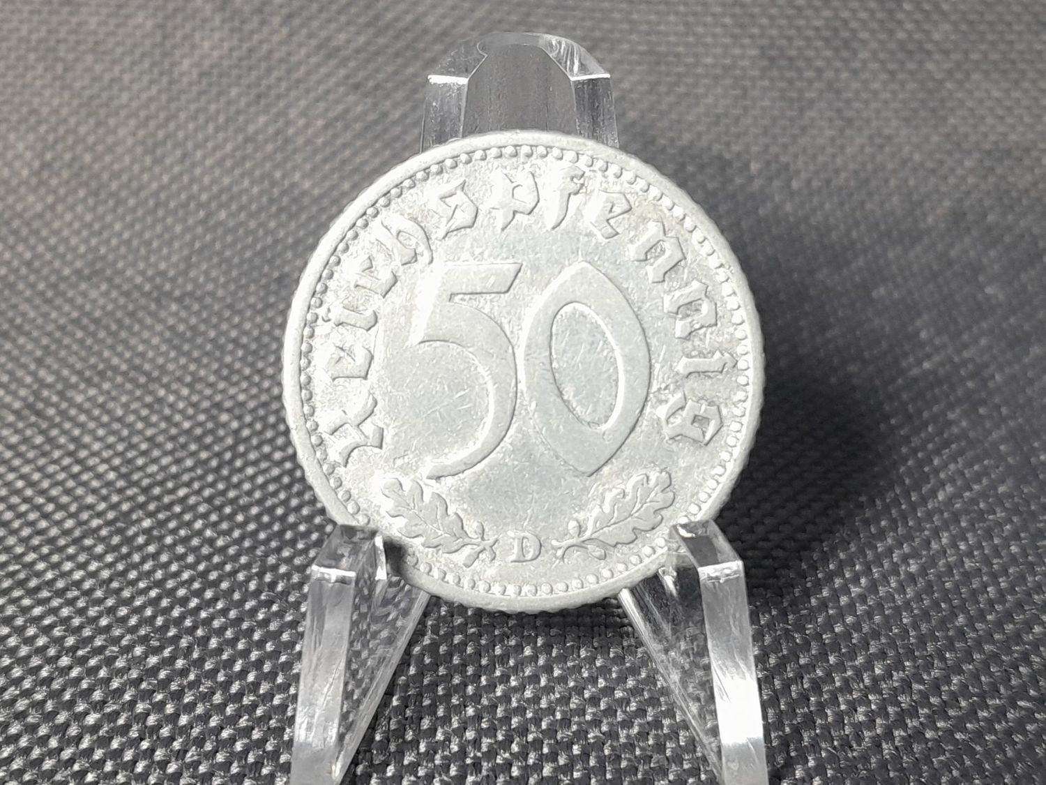 Münze Drittes Reich 1940 D 50 Reichspfennig München Münze Drittes Reich 1940 D 50 Reichspfennig München