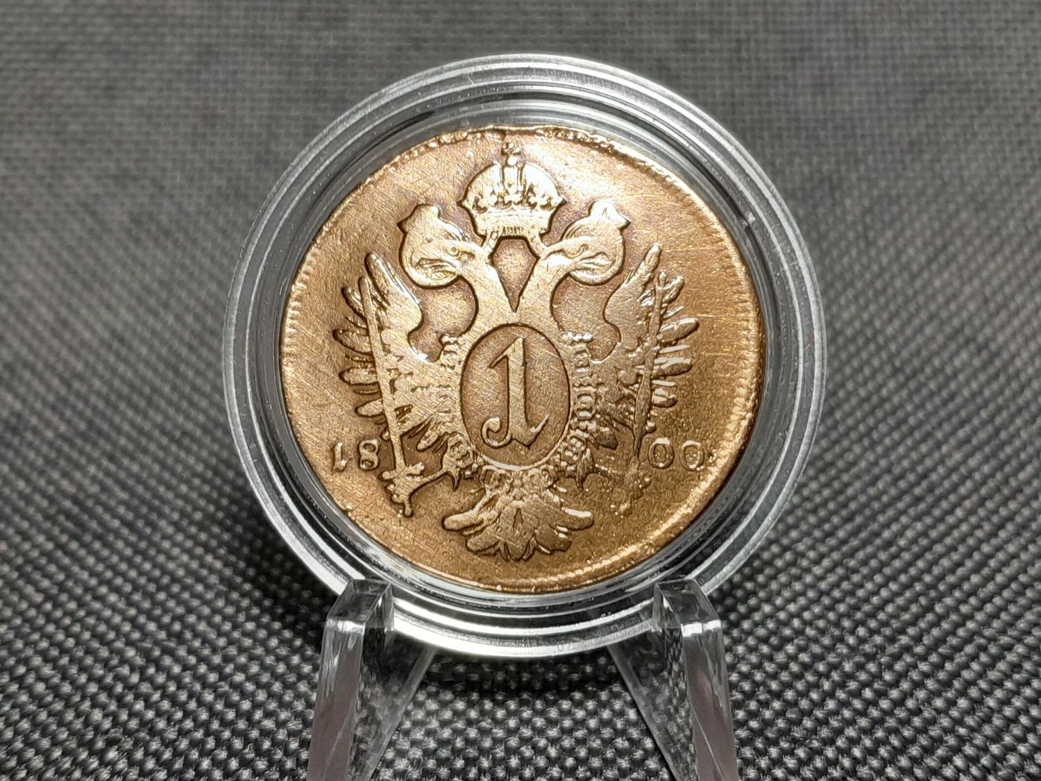 Münze Österreich 1800 1 Kreuzer Franz II. Erhaltung