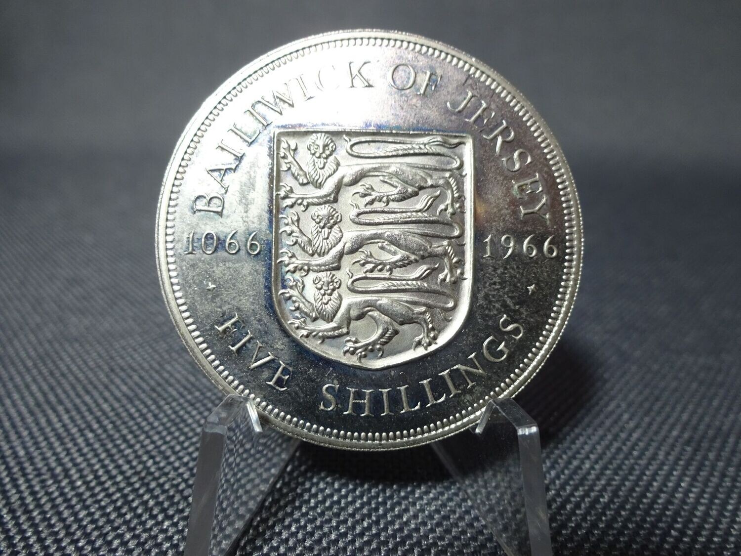 Münze Bailiwick of Jersey 1966 5 Shillings Schlacht Hastings