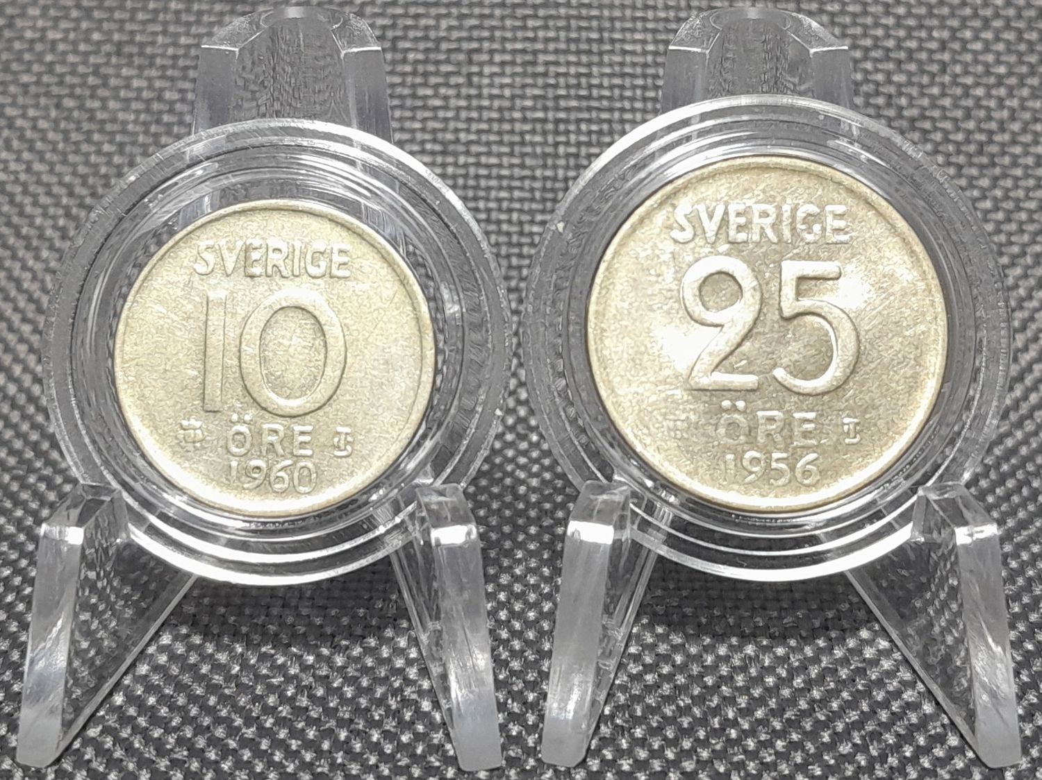 Silbermünzen Set Schweden 1956 1960 10 25 Öre Sverige Krone Silbermünzen Set Schweden 1956 1960 10 25 Öre Sverige Krone