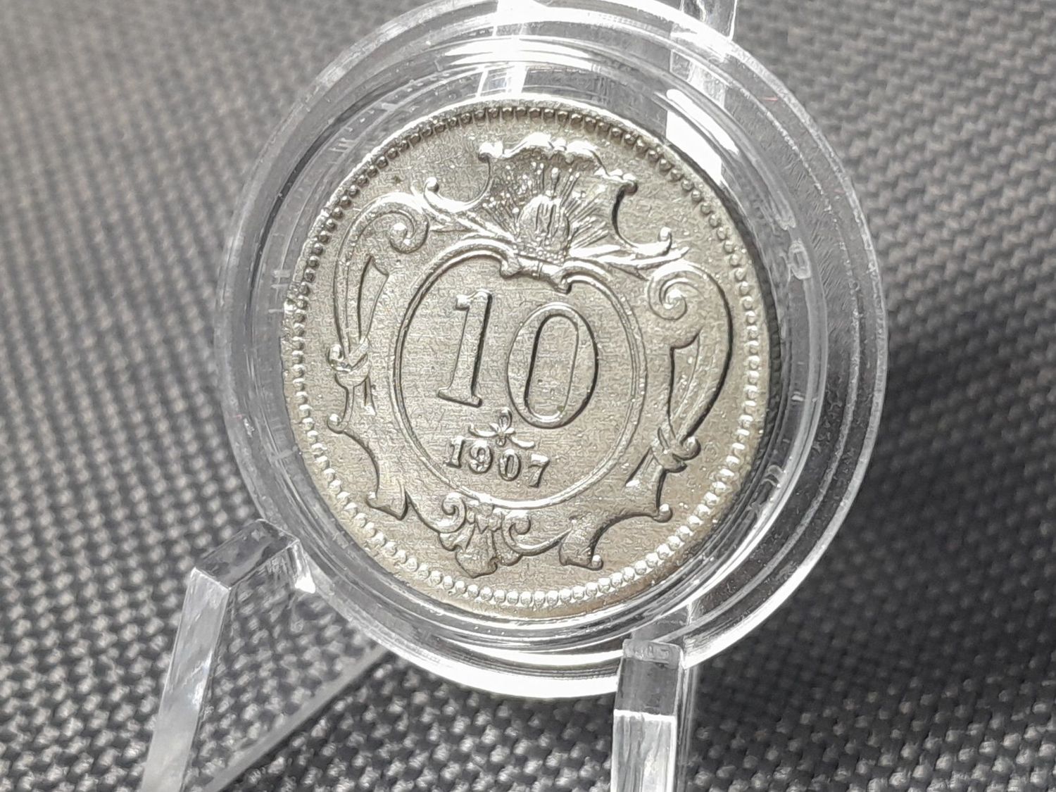 Münze Österreich 1907 10 Heller Franz Joseph I. KuK Erhaltung!