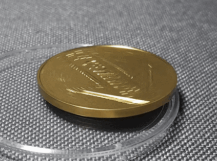 Medaille Deutschland Sie Gewinnen Kreisel Trinkspiel Spinner CDU Alles Gute Token Jeton