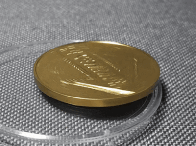 Medaille Deutschland Sie Gewinnen Kreisel Trinkspiel Spinner CDU Alles Gute Token Jeton