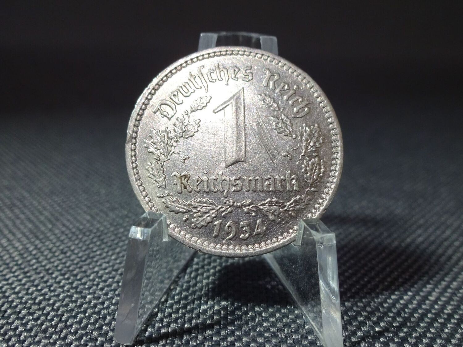 Münze Drittes Reich 1934 A 1 Reichsmark Berlin Münze Drittes Reich 1934 A 1 Reichsmark Berlin