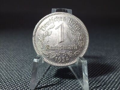 Münze Drittes Reich 1934 A 1 Reichsmark Berlin Münze Drittes Reich 1934 A 1 Reichsmark Berlin