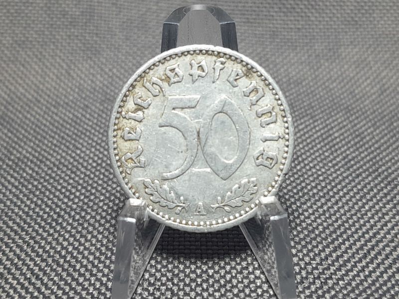Münze Drittes Reich 1941 A 50 Reichspfennig Berlin Münze Drittes Reich 1941 A 50 Reichspfennig Berlin