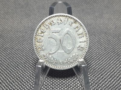 Münze Drittes Reich 1941 A 50 Reichspfennig Berlin Münze Drittes Reich 1941 A 50 Reichspfennig Berlin