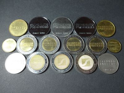 Medaillen Token Jeton Set Deutschland Schuler Presses EMO Hannover