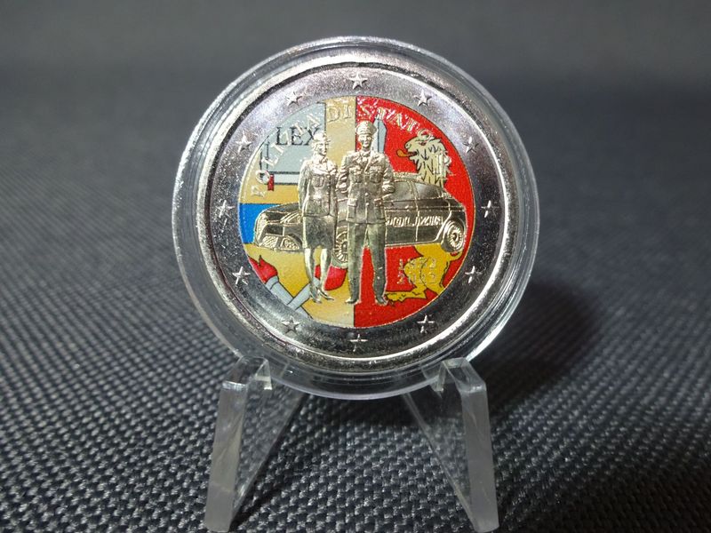 Münze Italien 2022 2 Euro 1852 Farbe Nationalpolizei