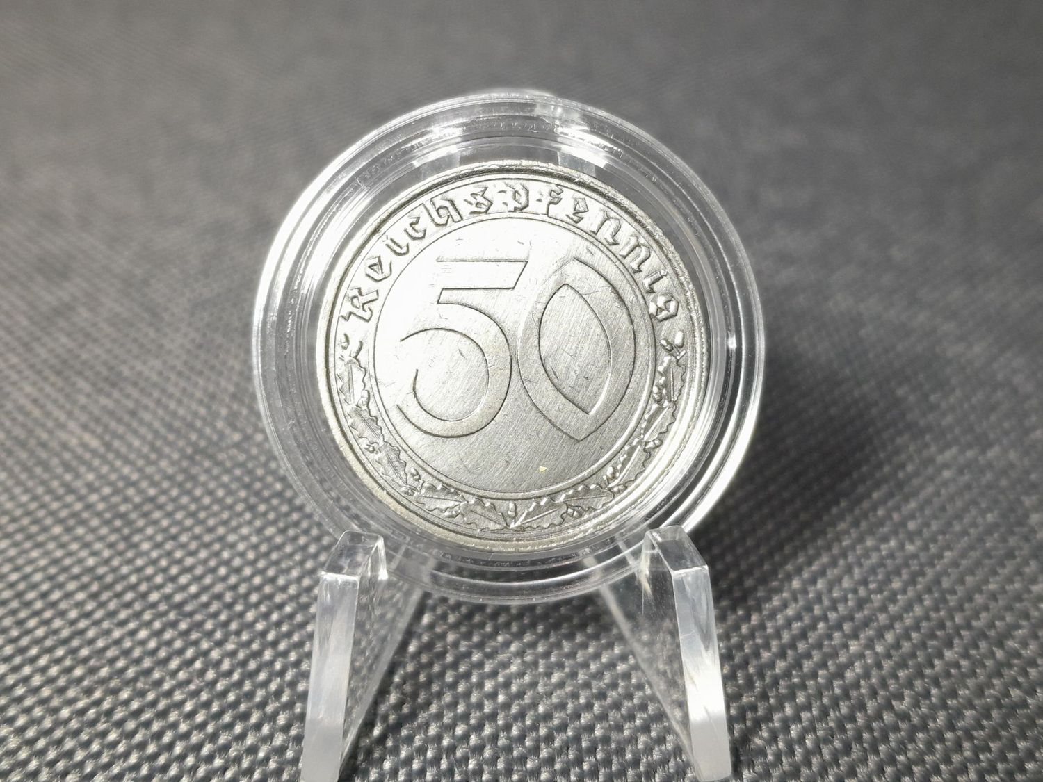 Münze Drittes Reich 1939 A 50 Reichspfennig Berlin Fehlprägung Erhaltung! Münze Drittes Reich 1939 A 50 Reichspfennig Berlin Fehlprägung Erhaltung!