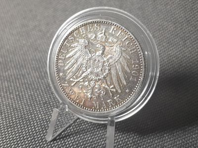 Silbermünze Deutsches Kaiserreich 1901 A 2 Mark Friedrich I Wilhelm II 200 Jahre Preussen Erhaltung Silbermünze Deutsches Kaiserreich 1901 A 2 Mark Friedrich I Wilhelm II 200 Jahre Preussen Erhaltung