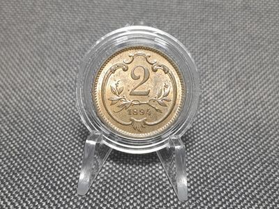 Münze Österreich 1894 2 Heller Franz Joseph I. KuK Erhaltung! Münze Österreich 1894 2 Heller Franz Joseph I. KuK Erhaltung!