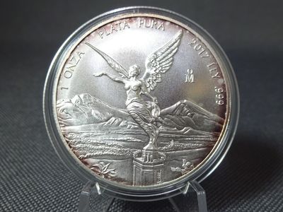 Silbermünze Mexiko 2017 Libertad 1 Oz Unze Patina Silbermünze Mexiko 2017 Libertad 1 Oz Unze Patina