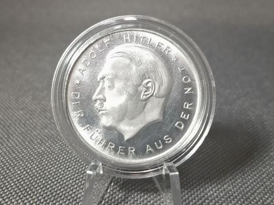 Medaille Drittes Reich 1929 Adolf Hitler Führer Propaganda Wählt 27. Oktober Erhaltung!
