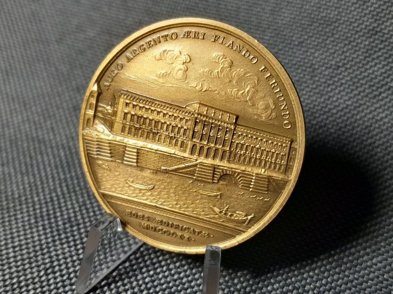 Medaille Frankreich 1960 Foire de Paris Souvenir Monnaie Relief Erhaltung!