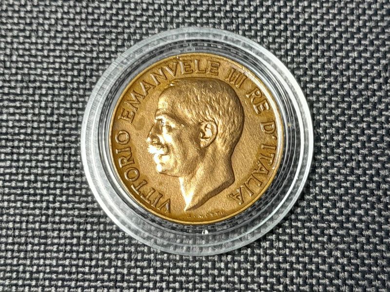 Münze Italien 1930 5 Centesimi Vittorio III. Erhaltung!