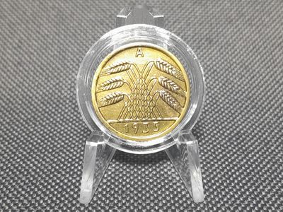Münze Drittes Reich 1933 A 5 Reichspfennig Berlin Erhaltung!