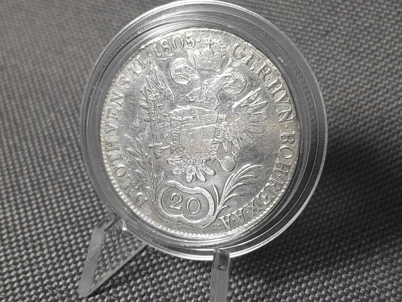 Silbermünze Österreich 1805 A 20 Kreuzer Kaiser Franz II.