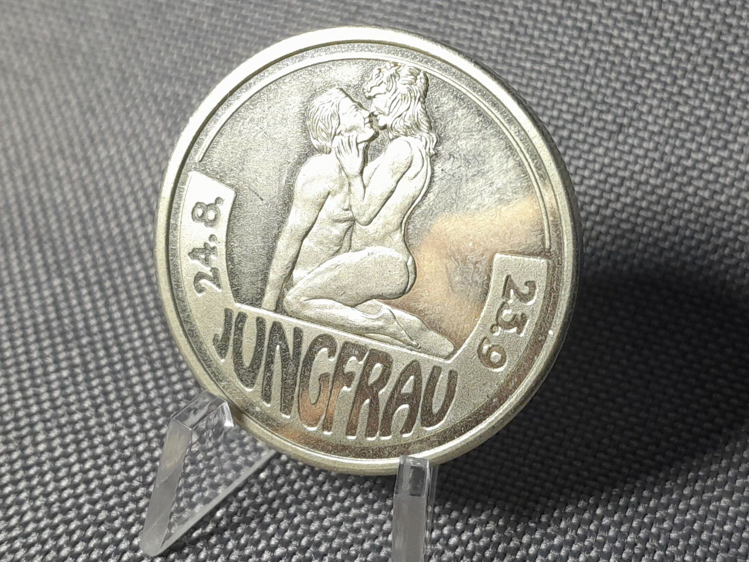 Medaille Deutschland Astro Sex Taler Erotik Sternzeichen Jungfrau Liebe Jeton Token