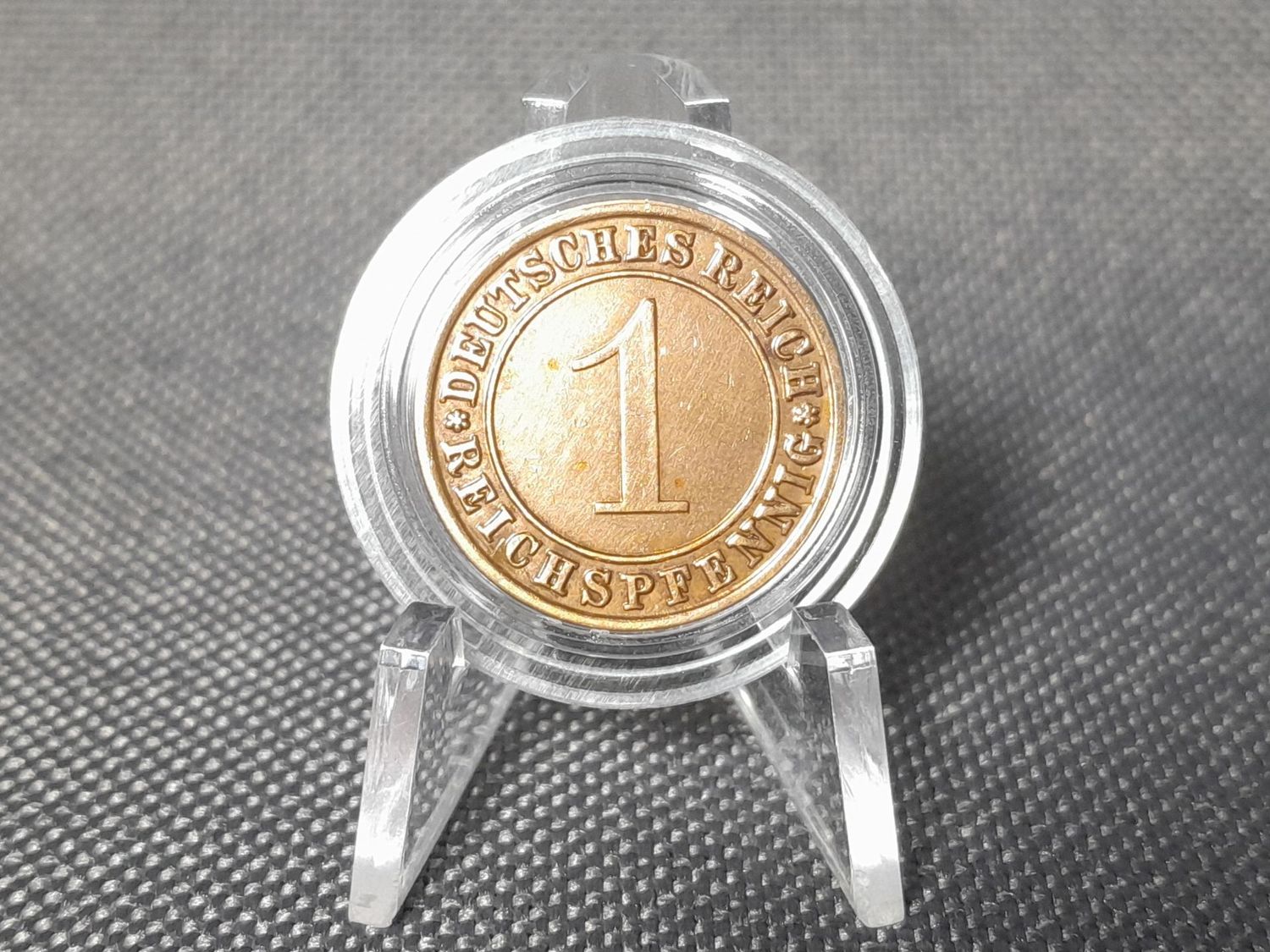 Münze Weimarer Republik 1933 A 1 Reichspfennig Berlin Erhaltung!