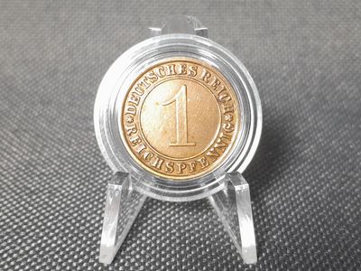 Münze Drittes Reich 1933 A 1 Reichspfennig Berlin Erhaltung!