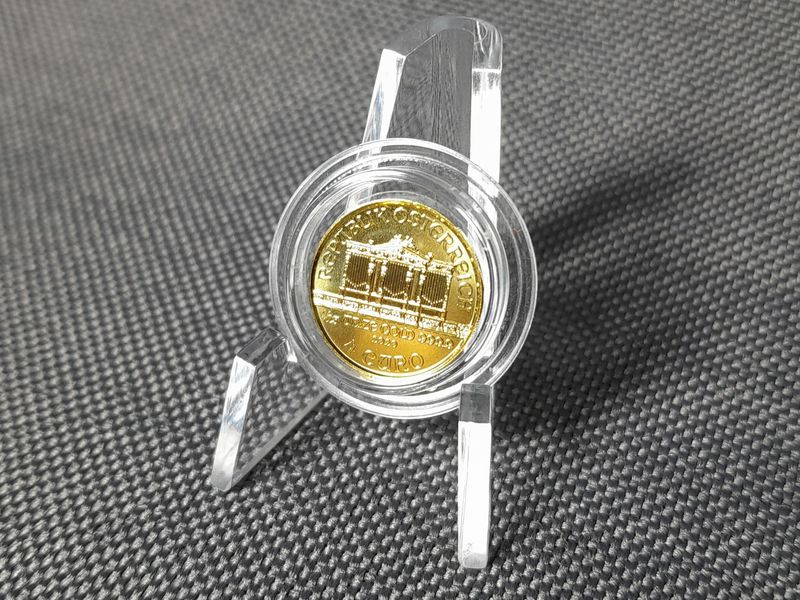 Goldmünze Österreich 2020 4 Euro Wiener Philharmoniker 1/25 Oz Unze Erhaltung!