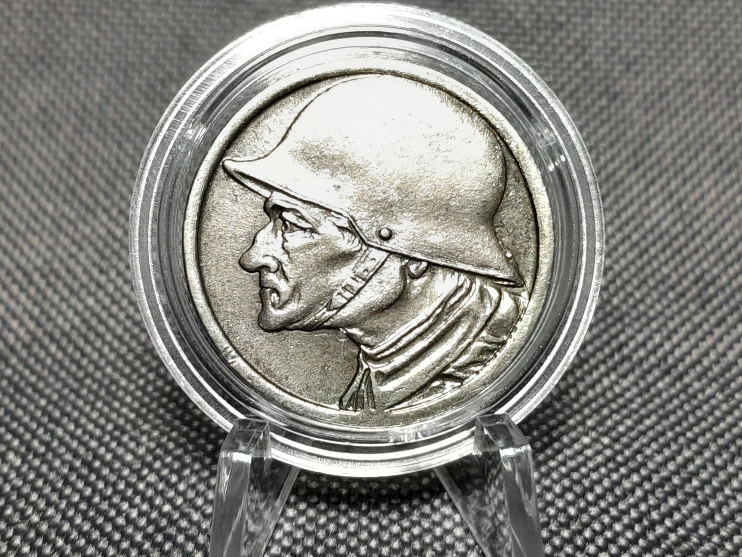 Münze 1918 Deutsches Kaiserreich 10 Pfennig Stadt Düren Soldat Helm Notgeld Erhaltung