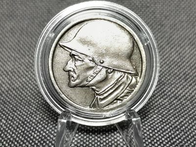 Münze 1918 Deutsches Kaiserreich 10 Pfennig Stadt Düren Soldat Helm Notgeld Erhaltung