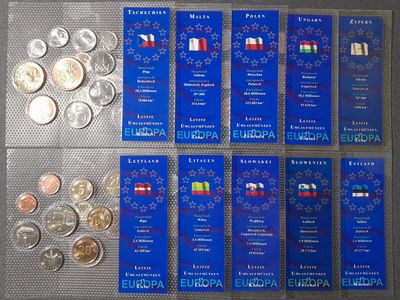 Kursmünzensatz KMS Set Europa Letzte Münzen Blister Erhaltung Kursmünzensatz KMS Set Europa Letzte Münzen Blister Erhaltung