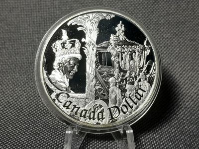Silbermünze Kanada 2002 1 Dollar Jubiläum Elizabeth II. PP Proof Silbermünze Kanada 2002 1 Dollar Jubiläum Elizabeth II. PP Proof