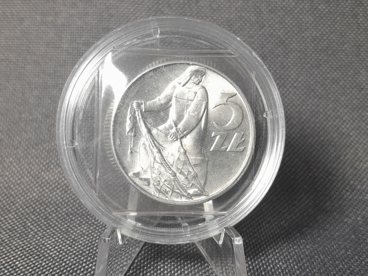 Münze Polen 1974 5 Zloty Fehlprägung Erhaltung