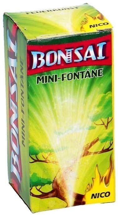 *Bonsai* Mini Feuerwerkfontänen - Jugendfeuerwerk von Nico
