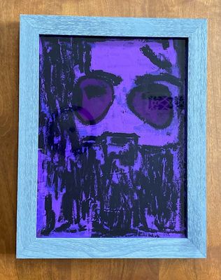 Jerry Garcia with Purple Sunglasses