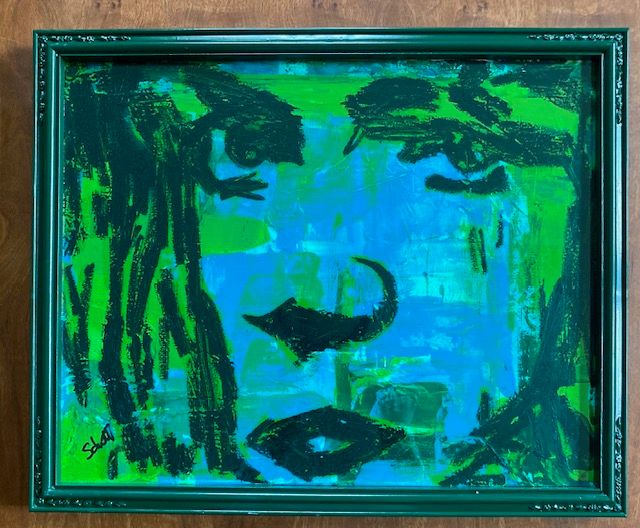 Me &amp; Mick - Self Portrait Series In Green
