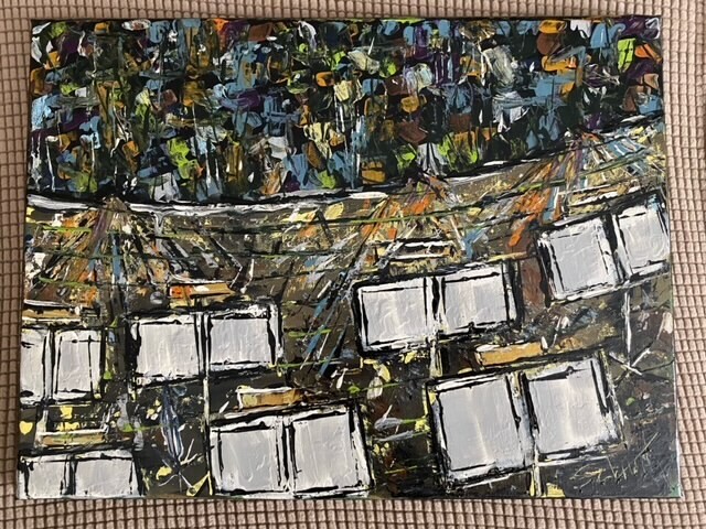 JERBEARS "ORCHESTRAL ANTICIPATION" PAINTING