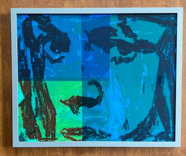 Me &amp; Mick - Self Portrait Series In Blue