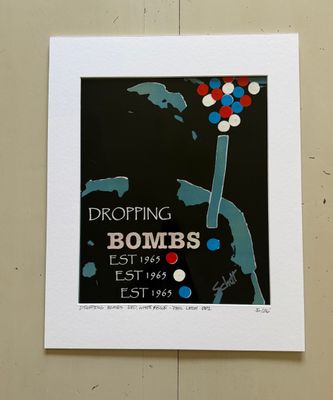 Dropping Bombs Red, White, &amp; Blue.  Phil Lest 001