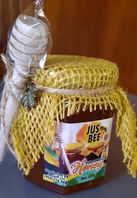 Jus Bee 100% Pure Jamaican Honey 12oz