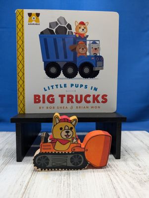 Little Pups in Big Trucks