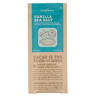 Chocosol Vanilla Sea Salt. 65%