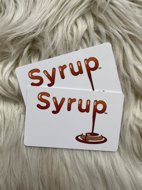 Syrup Gift Card
