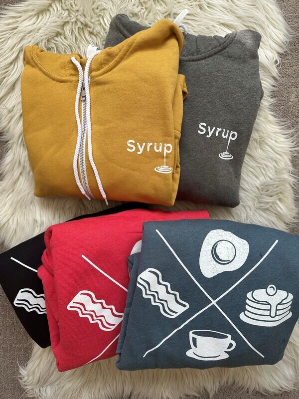 Syrup Logo Unisex Zip Hoodie